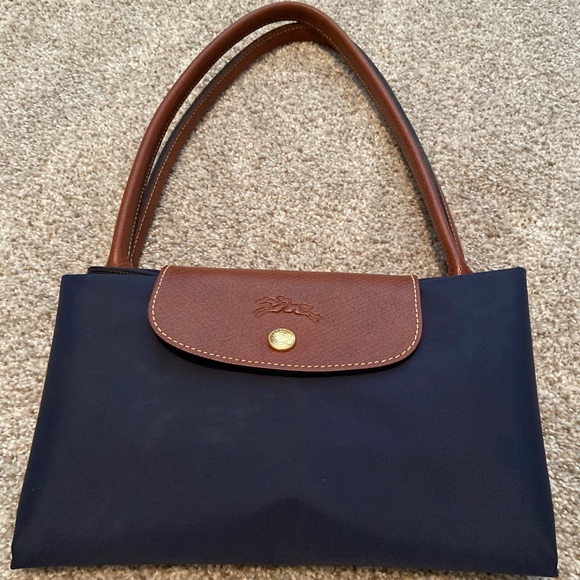 Longchamp Large navy bag - Picture 6 of 7